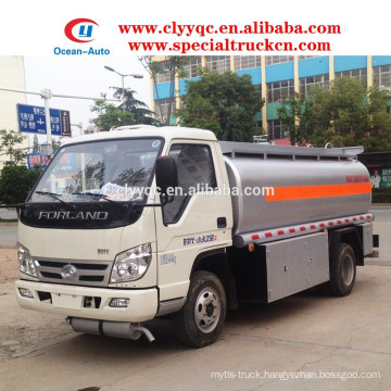 FOTON mini 4x2 5000 liters fuel tanker truck for sale